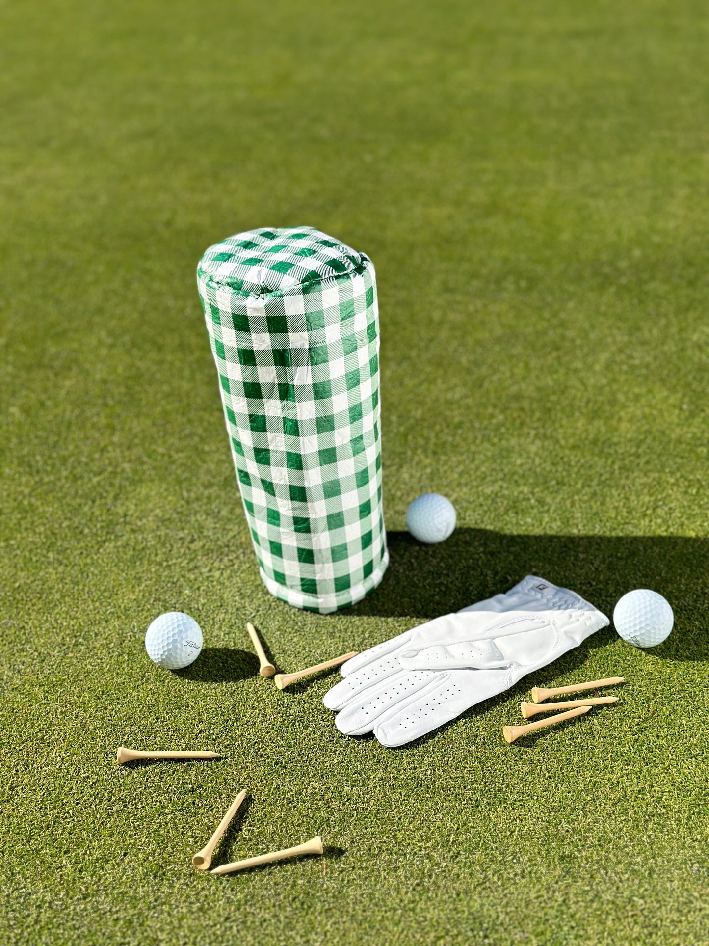 Greens & Gingham Driver Head Cover
